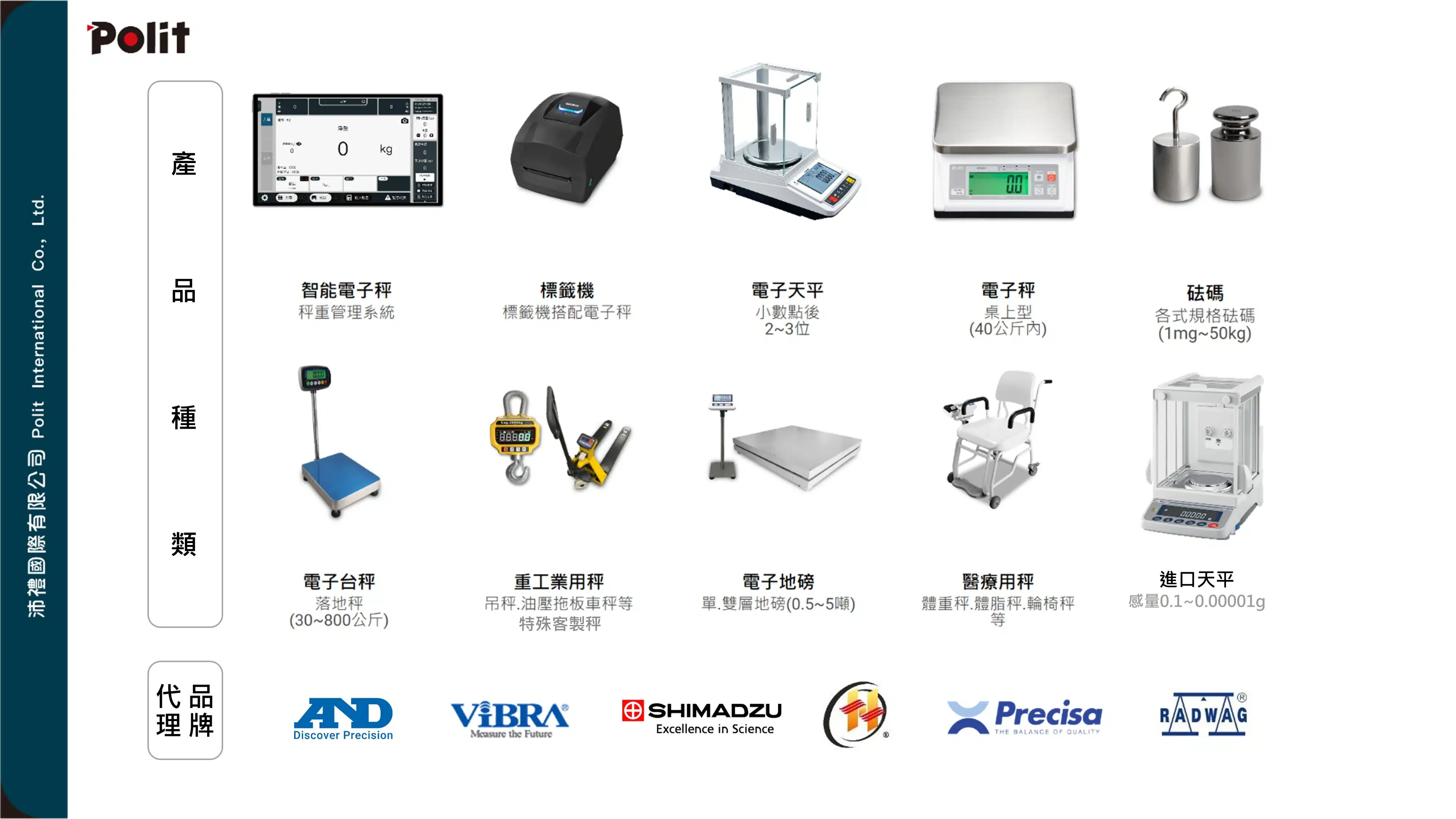 數位轉型智能秤重管理方案|2026臺灣國際飯店暨餐飲設備用品展 沛禮國際 隆重登場(P1304) 9 沛禮產品種類 沛禮代理品牌|沛禮國際 Polit 電子秤專賣 秤重解決方案 智能秤重